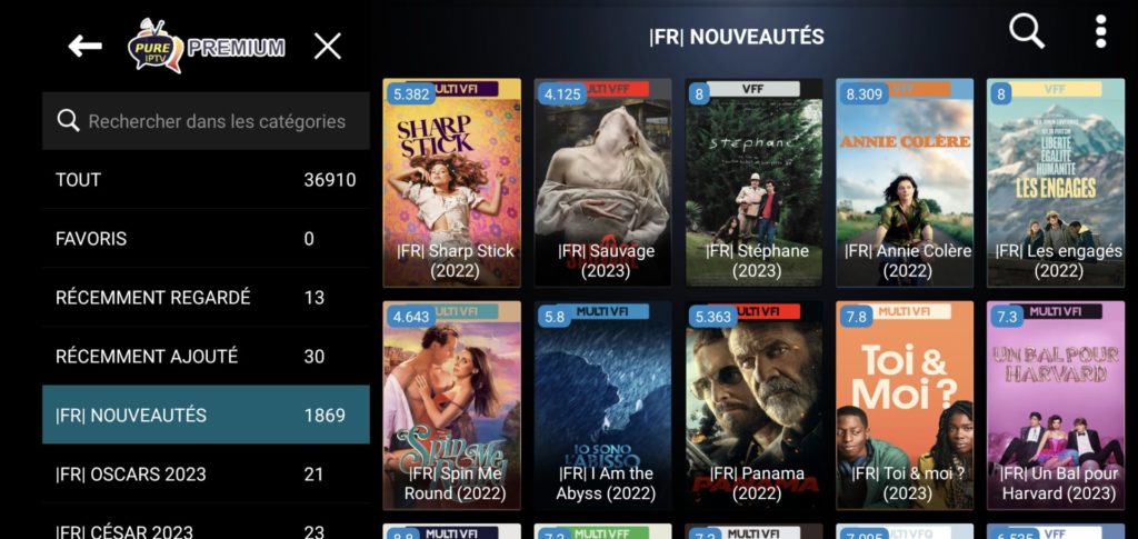 Pure IPTV Premium France VOD